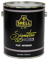 Shell Signature Plus Paint Flat Interior Quart 