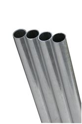 K&S Round Tube 1/4 in. x 12 in. Stainless steel Carded 