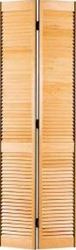 32 in. x 80 in. Bi-Fold Louver/ Louver Pine Door 