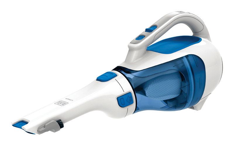 Black Decker Bagless Hand Vac Cyclonic Blue and White VSHE1595289