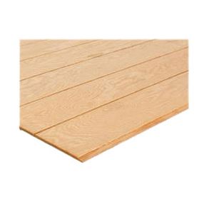 T1-11, 4-in OC Plywood, 4 ft x 8 ft - Pine, Surfaced Smooth