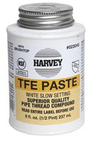 Harvey 023045 Pipe Thread Compound, 8 fl-oz Jar, Liquid, Paste, White