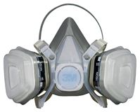 3M TEKK Protection 52P71PC1-B/R52P71 Disposable Respirator, M Mask, P95 Filter Class, Dual Cartridge, Gray