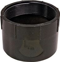 Canplas 102891BC Pipe Adapter, 1-1/2 in, FNPT x Hub, ABS, Black, SCH 40 Schedule