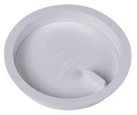 Oatey Knock-Out 39102 Test Cap with Barcode, 3 in Connection, ABS, White