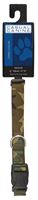 Casual Canine ZA6741 18 43 Dog Collar, D-Ring Link, 18 to 26 in L, 1 in W, Nylon, Green Camo