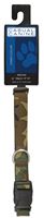 Casual Canine ZA6741 14 43 Dog Collar, D-Ring Link, 14 to 20 in L, 5/8 in W, Nylon, Green Camo