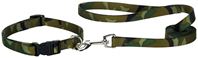 Casual Canine ZA6751 66 43 Dog Lead, 6 ft L, 1 in W, Nylon, Camo Green