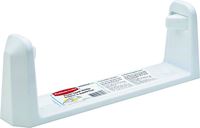 Rubbermaid 2364RDWHT Paper Towel Holder, 14 in OAW, Plastic, White