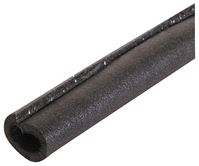 Quick R 51381T Pipe Insulation, 1-3/8 in ID x 2-3/8 in OD Dia, 6 ft L, Steel, Charcoal, Pack of 25