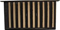 Witten Vent 319BL Foundation Vent, Mesh Grill, Aluminum, Black