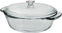 Oneida Oven Basics Series 81932OBL11 Casserole Dish, 2 qt Capacity, Glass, Clear, Pack of 3