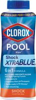 Clorox POOL & Spa Shock Xtrablue 33020CLX Pool Chemical, 1 lb Bottle, Solid, Chlorine, Blue/Green, Pack of 20