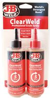 J-B Weld CLEARWELD 50240-H Professional Grade Epoxy, Clear, Liquid, 8 oz