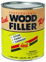 Leech Adhesives LWF-73 Wood Filler, Liquid, Solvent, Natural, 1 gal Can, Pack of 4