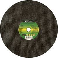 Forney 71895 Cut-Off Wheel, 14 in Dia, 1/8 in Thick, 1 in Arbor, 20 Grit, Coarse, Silicone Carbide Abrasive