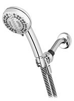 Waterpik PowerPulse Series XPC-763E Handheld Shower Head, 1.8 gpm, 7-Spray Function, Chrome, 60 in L Hose