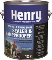 Henry HE107046 Emulsion Sealer, Black, 3.41 L Can, Liquid, Pack of 4