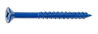 Midwest Fastener 09282 Masonry Screw, 1/4 in Dia, 2-3/4 in L, Steel, 100/PK