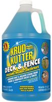 Krud Kutter DF014 Deck and Fence Cleaner, Liquid, Mild, 1 gal, Bottle