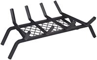 Simple Spaces LTFG-W18 18 Fireplace Grate, 4-Bar, Steel/Wrought Iron