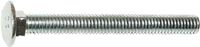 Midwest Fastener 51927 Carriage Bolt, 1/2-13 in Thread, NC Thread, 3 in OAL, Zinc