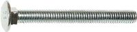 Midwest Fastener 01057 Carriage Bolt, 1/4-20 in Thread, NC Thread, 2-1/2 in OAL, Zinc, 2 Grade