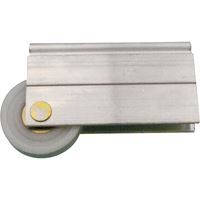 Prime-Line N 6599 Roller Assembly, 1-1/2 in Dia Roller, 5/16 in W Roller, Aluminum, Silver, 1-Roller, 40 lb