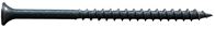 ProFIT 297158/0281158 Deck Screw, #9 Thread, 2-1/2 in L, Coarse Thread, Bugle Head, Combo Drive, Sharp Point, Gray