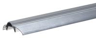 Frost King ST26A Top Threshold, 36 in L, 3 in W, Aluminum/Vinyl, Silver