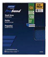 Norton ProSand 82084 Sanding Sponge, 4-1/2 in L, 2-11/16 in W, 120 Grit, Medium, Aluminum Oxide Abrasive