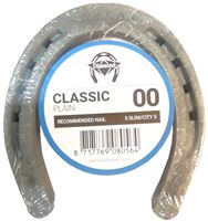 Diamond Farrier DC00PR Classic Plain Horseshoe, 1/4 in Thick, 00, Steel