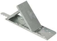 Qualcraft 2525 Roof Bracket, Adjustable, Slater Style, Steel, Galvanized, For: Any Roof Pitch