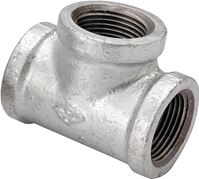 ProSource 11A-1/8G Pipe Tee, 1/8 in, FIPT, Malleable Steel, SCH 40 Schedule, 300 psi Pressure