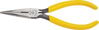 Klein Tools D203-6 Nose Plier, 6-5/8 in OAL, 2 in Jaw Opening, Yellow Handle, Dipped Handle, 11/16 in W Jaw