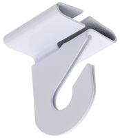 National Hardware V156 Series N249-664 Suspended Hook, Steel, White, Ceiling Mounting