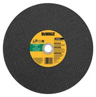 DeWALT DW8025 Cutting Wheel, 14 in Dia, 1/8 in Thick, 20 in Arbor, 24 Grit, Silicone Carbide Abrasive