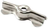 Prime-Line 796-7300 Double Wing Clip, Steel, Pack of 6