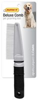 RuffinIt 19711 Deluxe Grooming Comb, Chrome-Plated Bristle