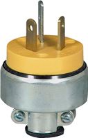 Eaton Wiring Devices 2836-BOX Power Plug, 3 -Pole, 30 A, 125 V, Yellow