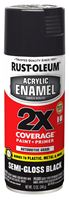 Rust-Oleum 271915 Automotive Spray Paint, Semi-Gloss, Black, 12 oz, Can