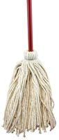 Chickasaw 11008L Wet Mop with Hanger, 8 oz Headband, 59 in L, Cotton/Yarn Mop Head, Metal Handle