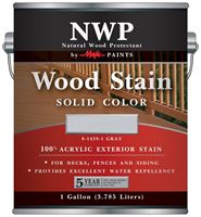 Majic Paints 8-1438-1 Wood Stain, Gray, Liquid, 1 gal, Can