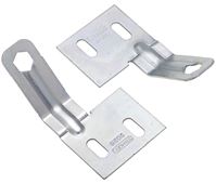 National Hardware V391A Series N344-895 Folding Door Aligner, Steel, Zinc