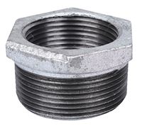 ProSource 35-1-1/2X1G Reducing Hex Pipe Bushing, 1-1/2 x 1 in, Female x Male, Steel, SCH 40 Schedule, 300 psi Pressure