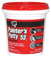 DAP 12242 Painters Putty, Paste, Musty, White, 1 pt Tub