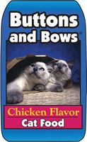 Buttons and Bows 10019 Cat Food, Chicken Flavor, 40 lb Bag