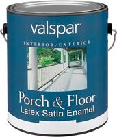 Valspar Medallion 1500 Series 027.0001505.007 Porch and Floor Paint, Satin, Clear, 1 gal, 400 sq-ft/gal Coverage Area, Pack of 2