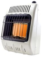 Mr. Heater MHVFDF10RT Vent-Free Radiant Dual Fuel Heater, 18-1/4 in W, 23 in H, 10,000 Btu/hr Heating, White