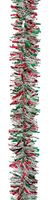 Holidaytrims 3583433 Deluxe Deco Garland, 10 ft L, Green/Red/Snow, Pack of 12